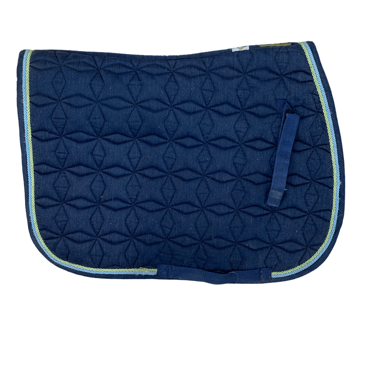 Roma 'Wick Easy' Quilted A/P Saddle Pad in Blue - Full