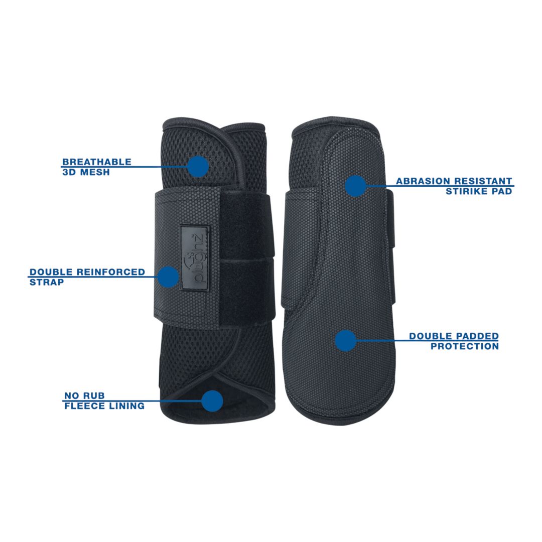 Plughz 'ProSport Essential' Mesh Brush Boot in Black - Full/Large