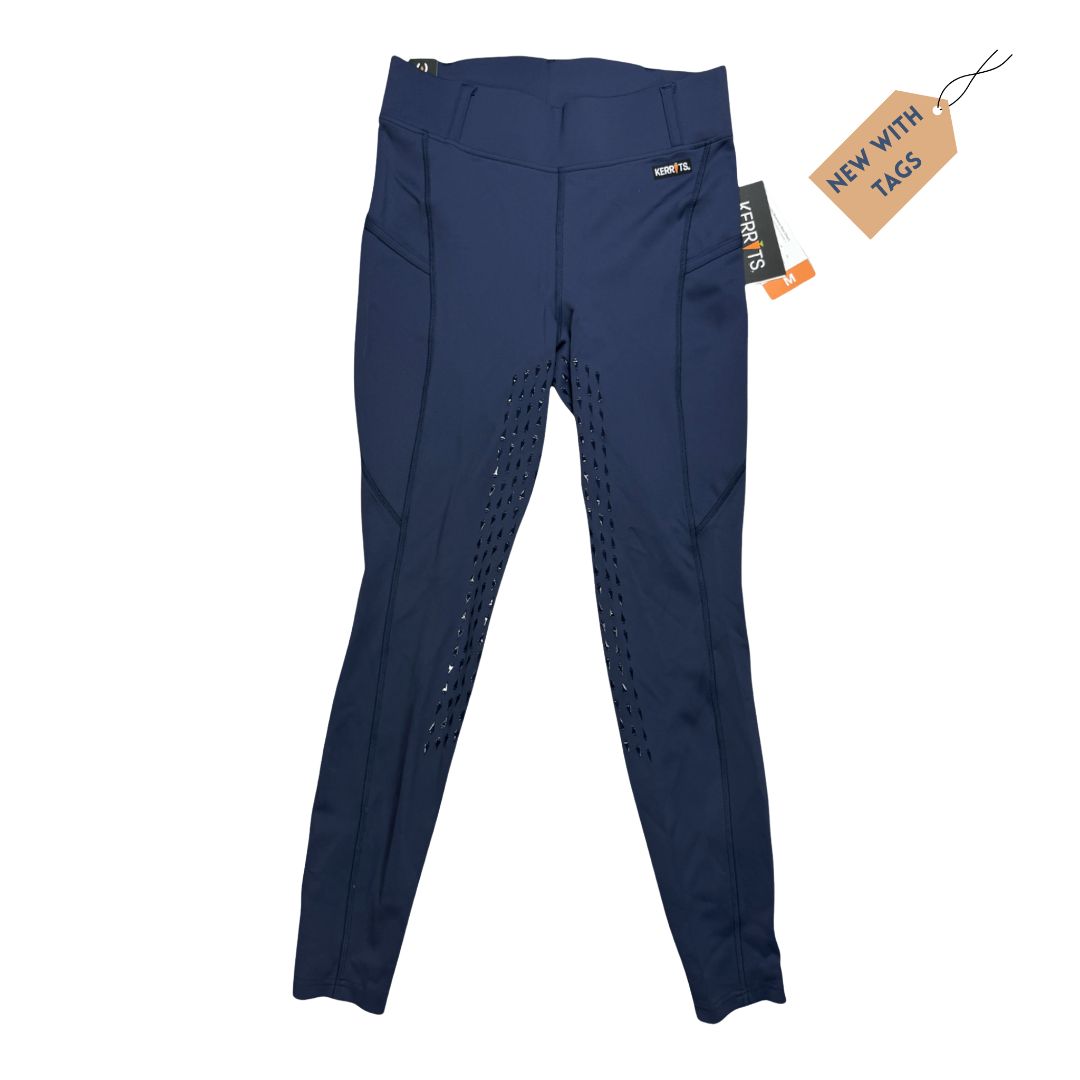 Kerrits 'CoolCore' Full Seat Tight in Blue - Woman's Medium