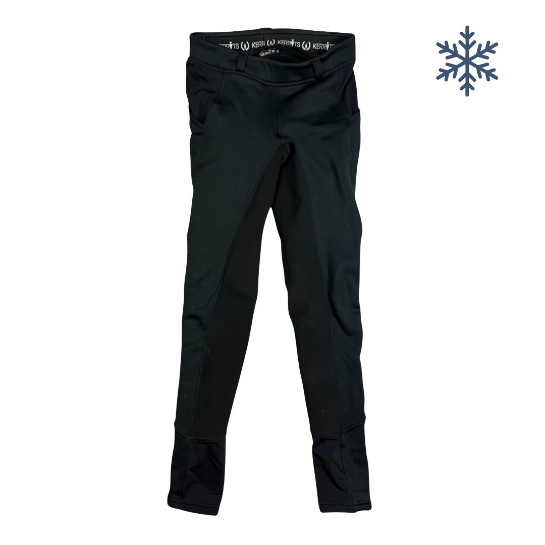 Kerrits GripTek II Full Seat Breech in Black - Woman's Medium