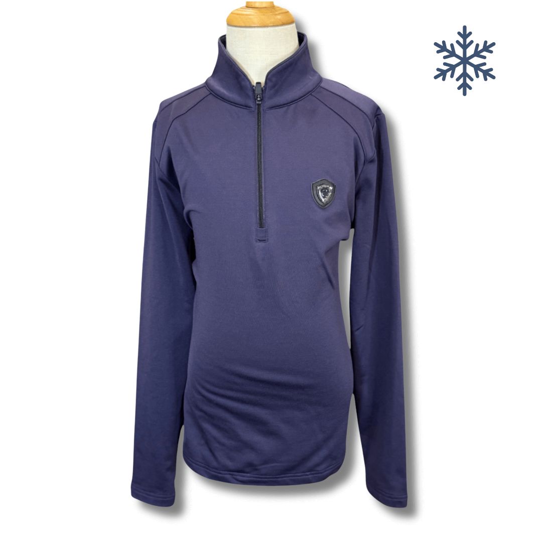 Covalliero 'Active Junior Top' LS Riding Shirt in Purple - Youth 152/158 (XL)