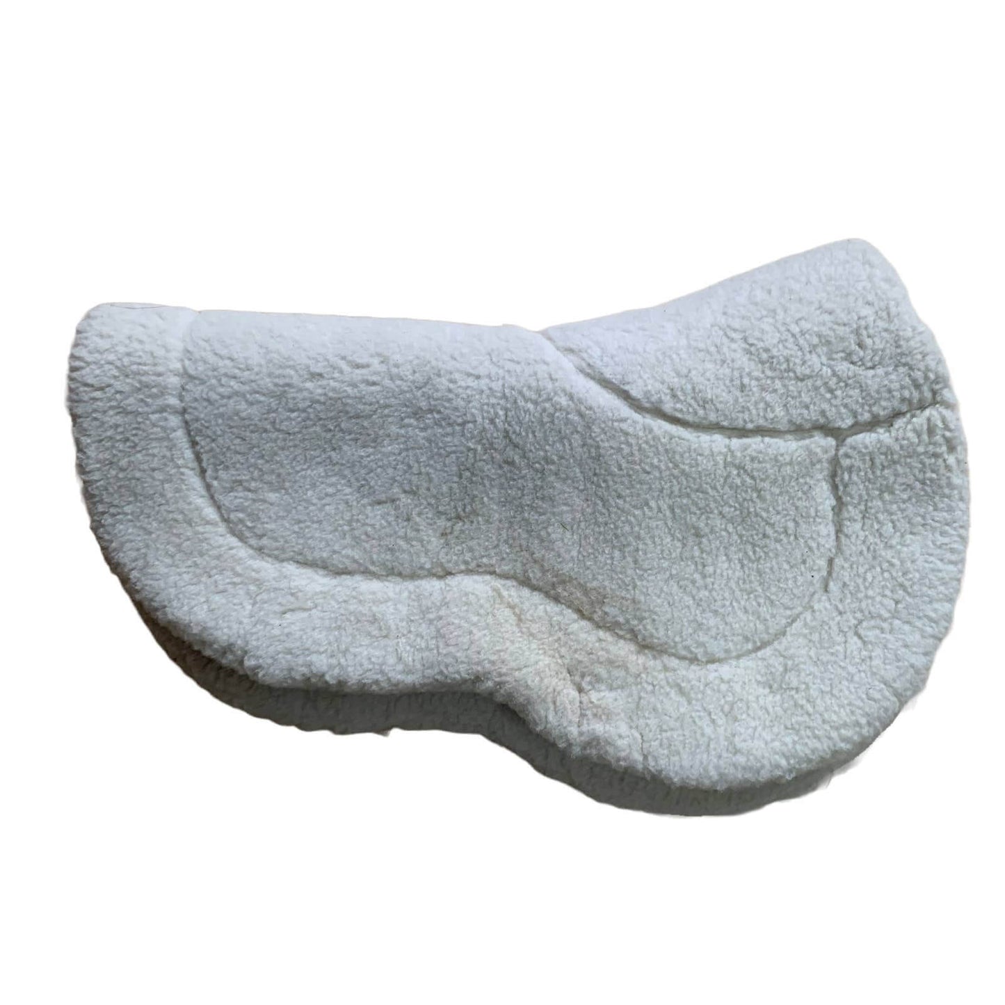 Toklat 'WoolBack CoolBack' High Profile Barrel Pad in White - Horse