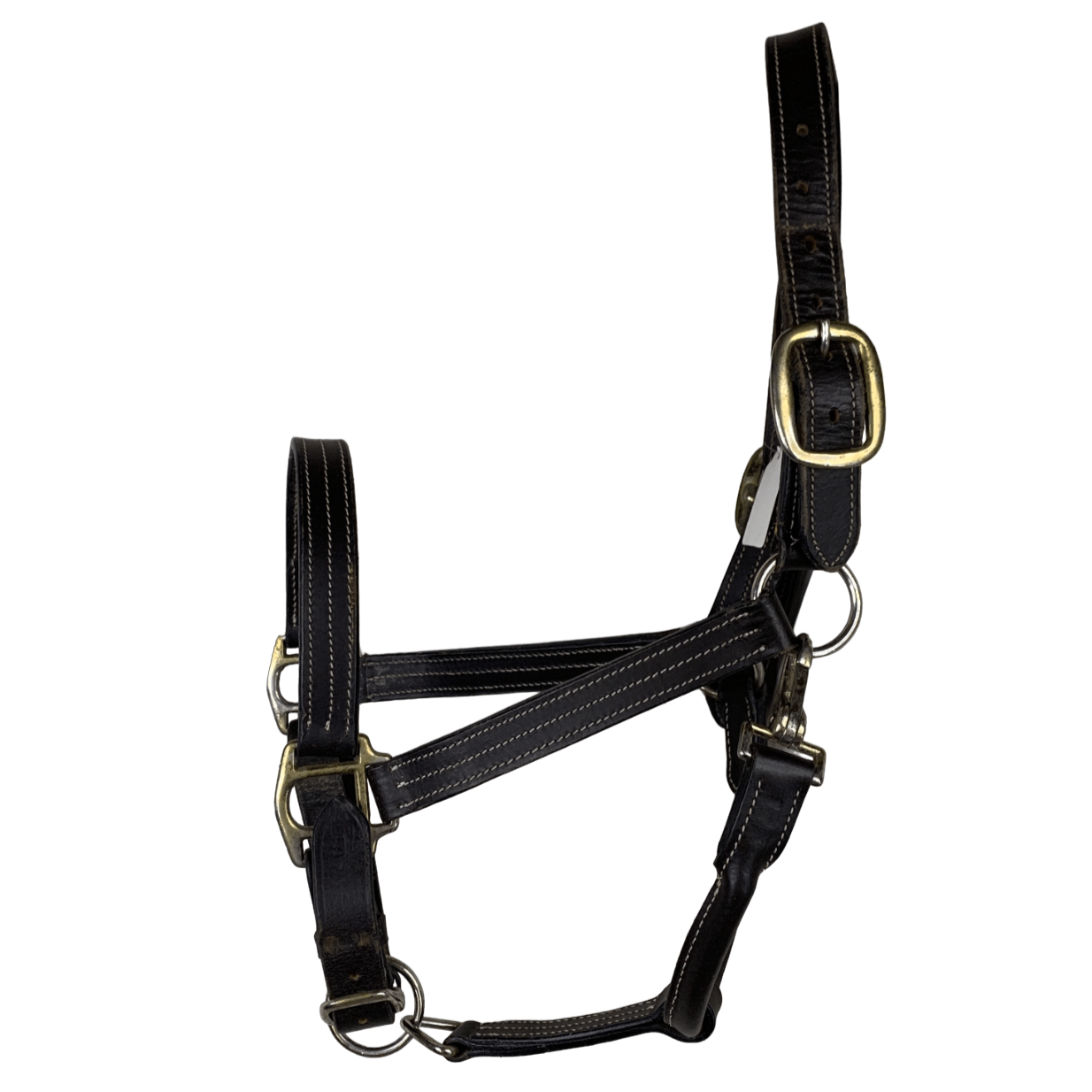 Triple Stitched Leather Halter