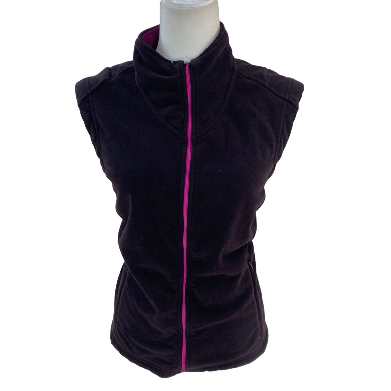 Irideon Fleece Vest in Black / Purple - Woman's X-Large