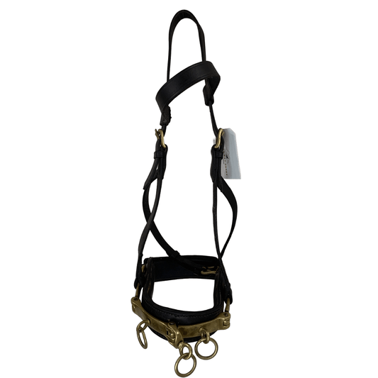 Leather 3-Ring Lunging Cavesson 