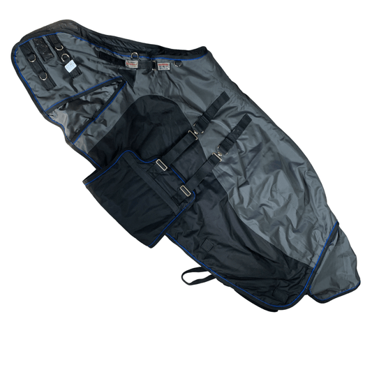 Schneiders 'Storm Shield' 380g Blanket in Grey / Black - 68"