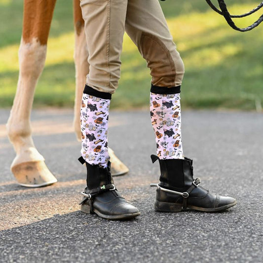 Dreamers & Schemers 'Ghosts & Growls' Pair & a Spare Tall Boot Sock  - Youth