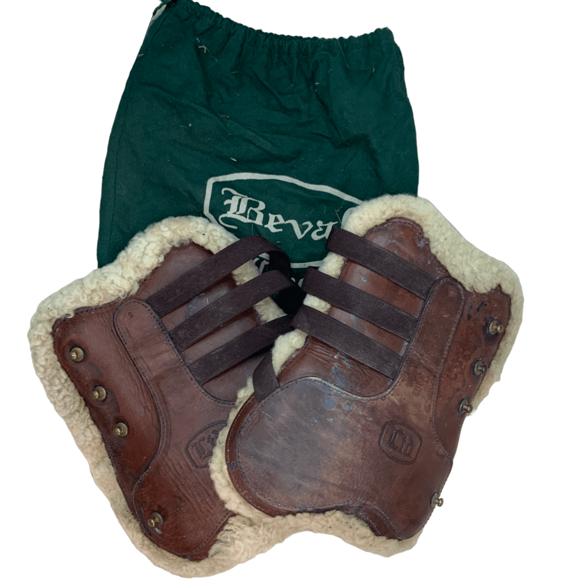 Beval Ltd. Open Front Sheepskin Splint Boots