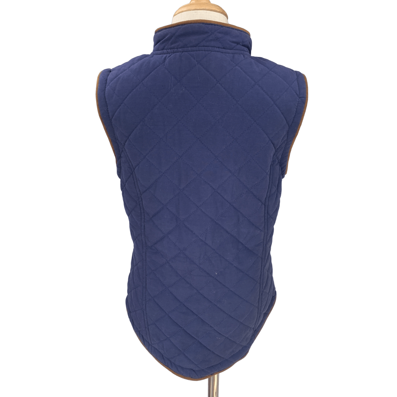 Hope & Henry Quilted Riding Vest in Navy - Girls' 10