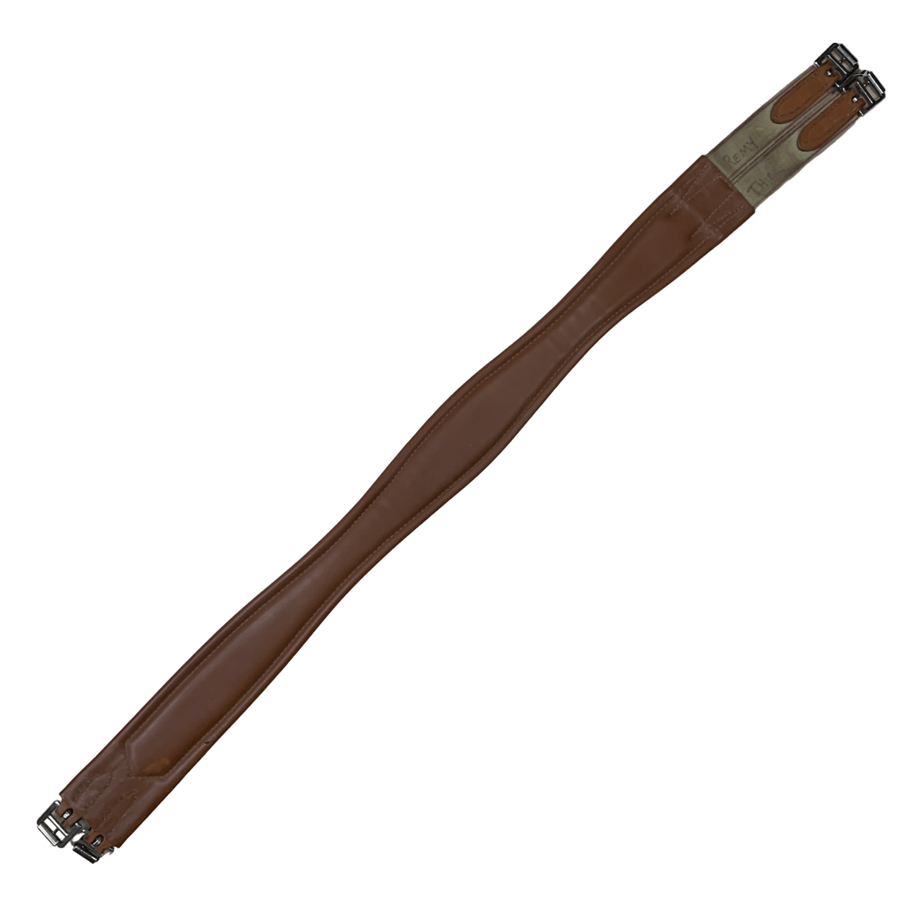 Fancy Stitched English Girth in Light Brown