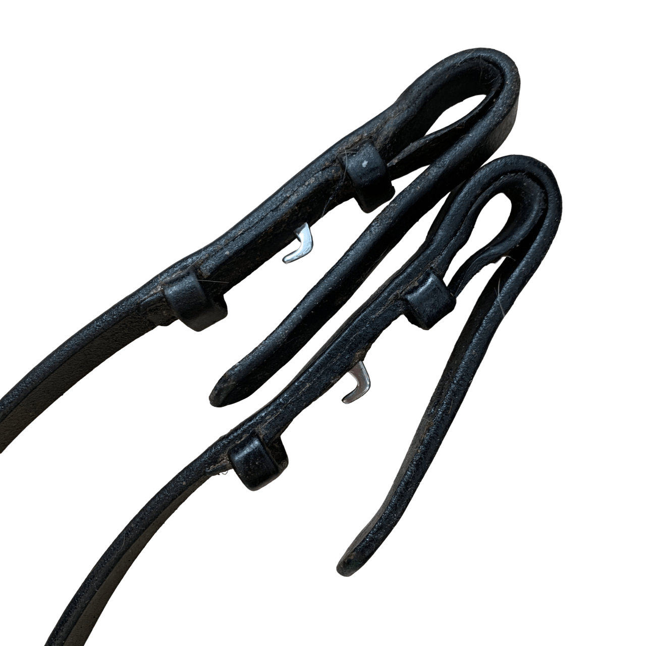 English Flat Rubber Grip Lined Reins