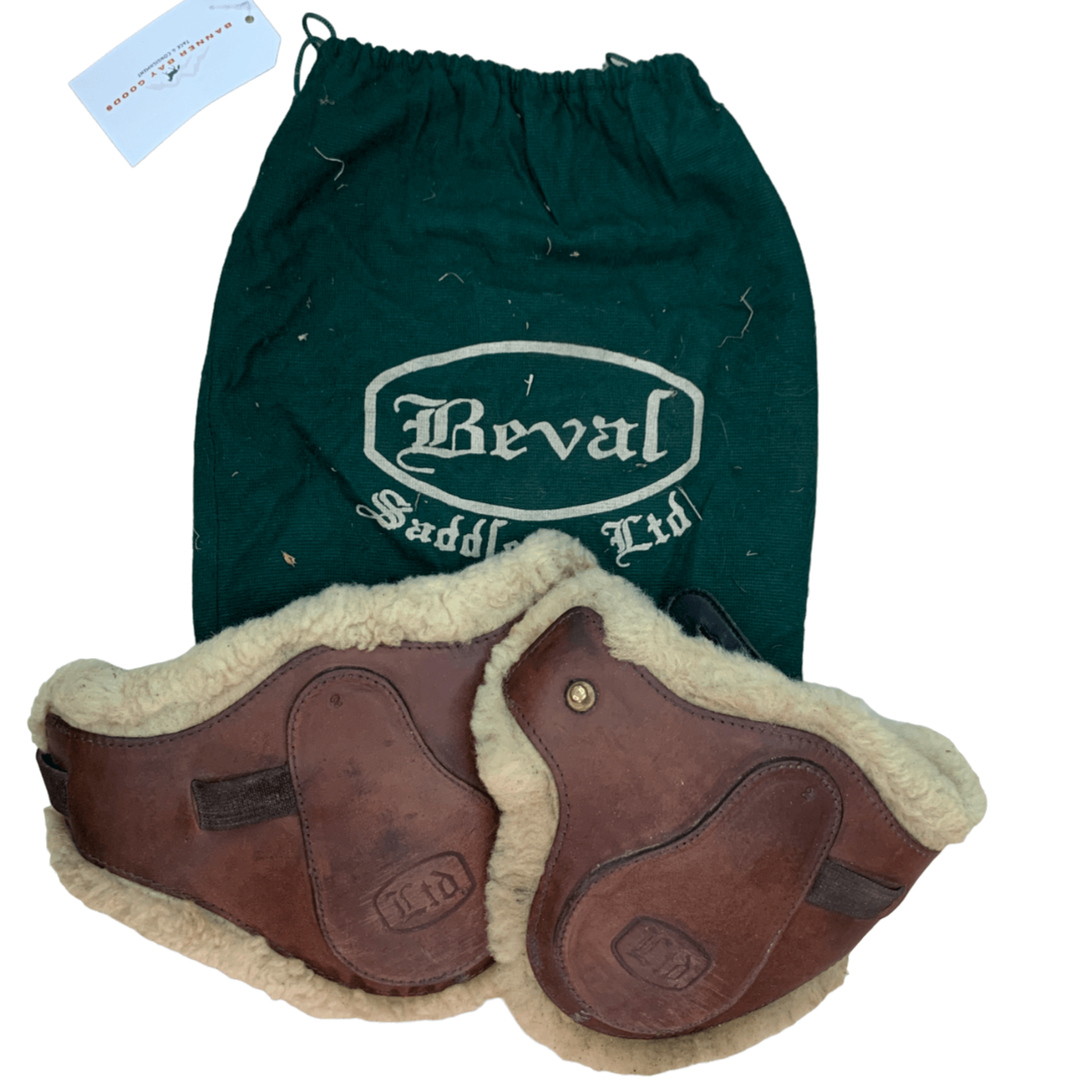 Beval Ltd. Sheepskin-Lined Leather Fetlock Boots 
