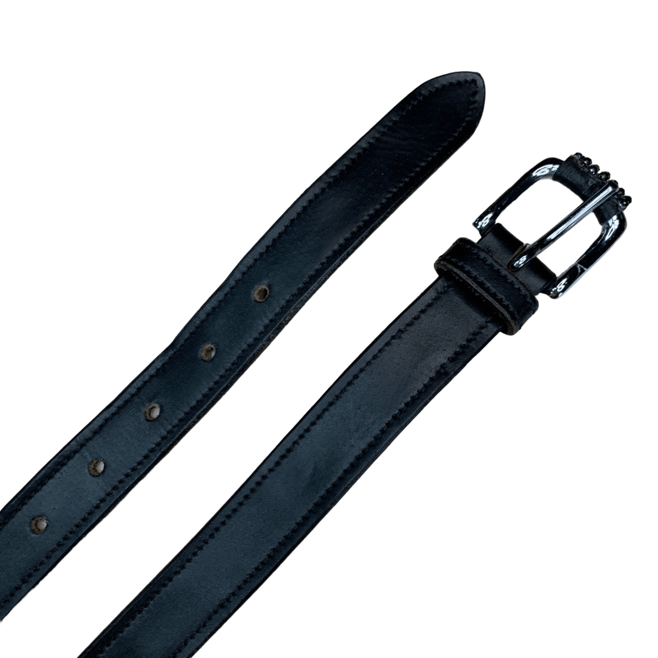 Horze Narrow Crystal Belt in Black 