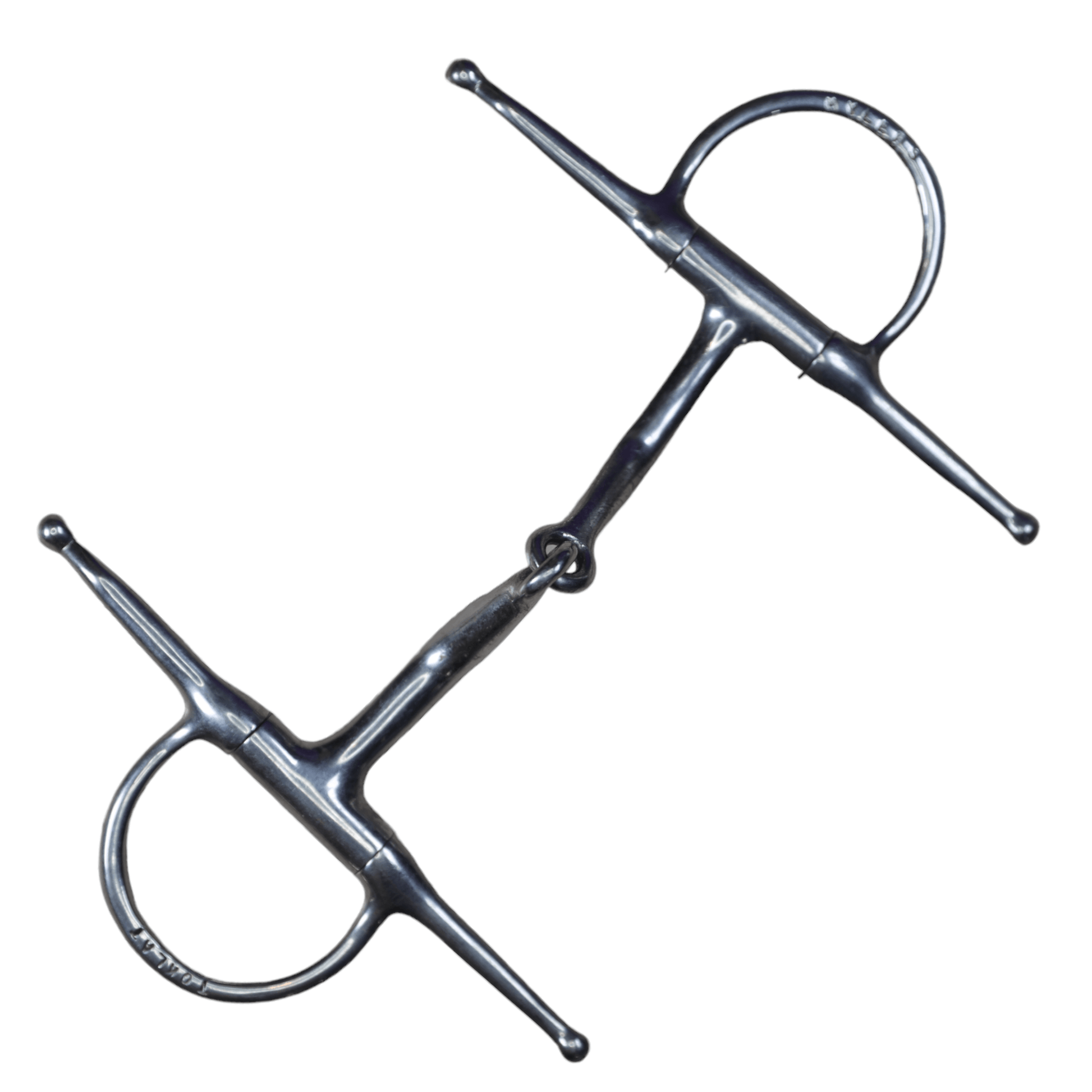 Myler Single Joint Cheek Snaffle w/o Hooks
