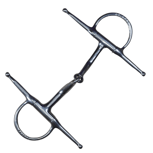 Myler Single Joint Cheek Snaffle w/o Hooks