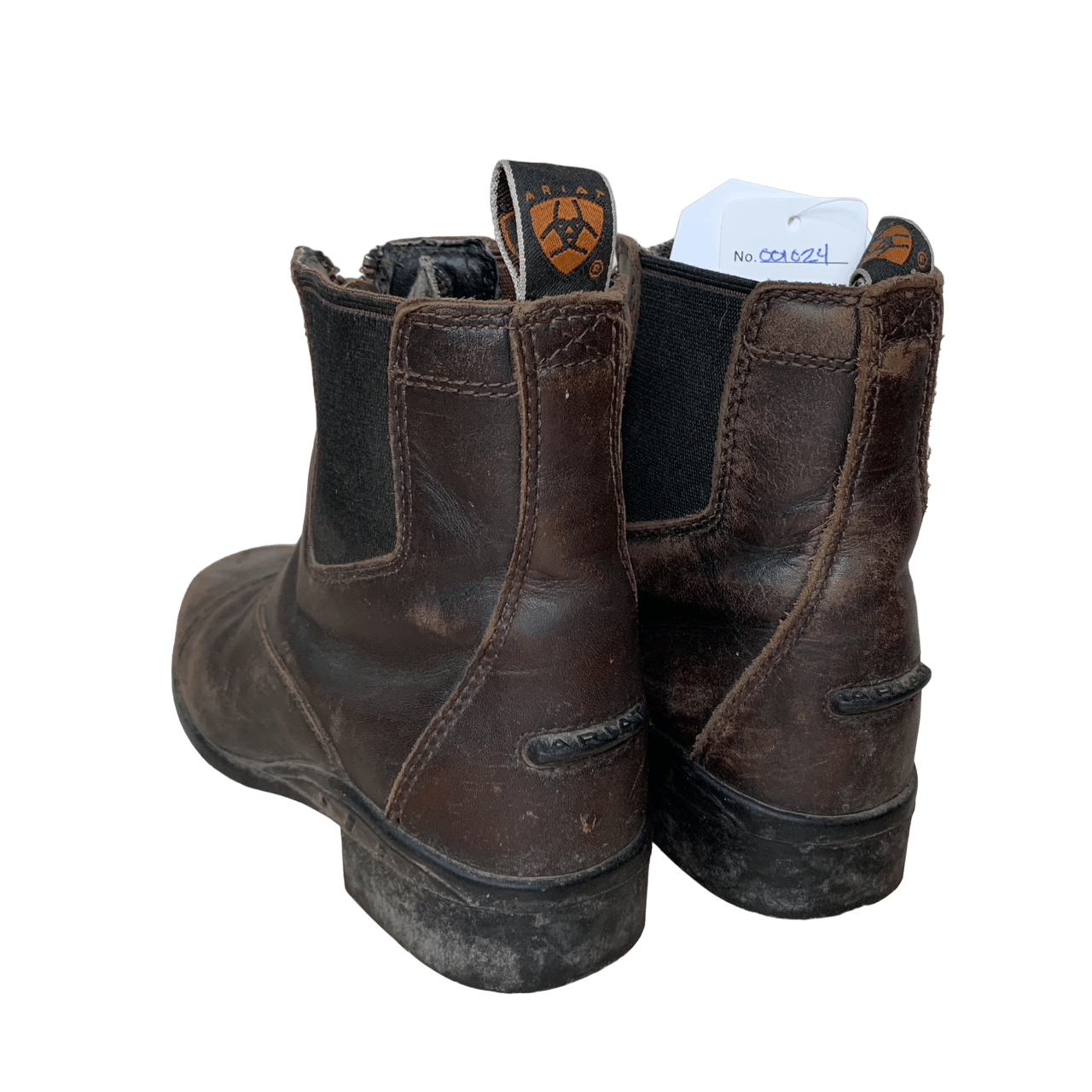 Ariat 'Devon' Front Zip Paddock Boots in Chocolate - Toddler 13