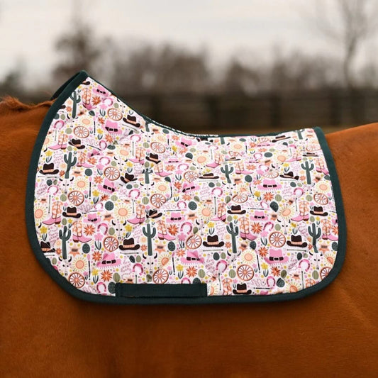 Dreamers & Schemers New Sheriff Saddle Pad  - Full