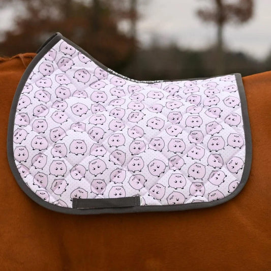 Dreamers & Schemers Piggies Saddle Pad - Pony