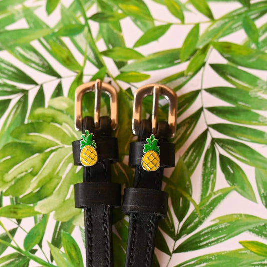 ManeJane Pineapple Spur Straps in Black - 17"