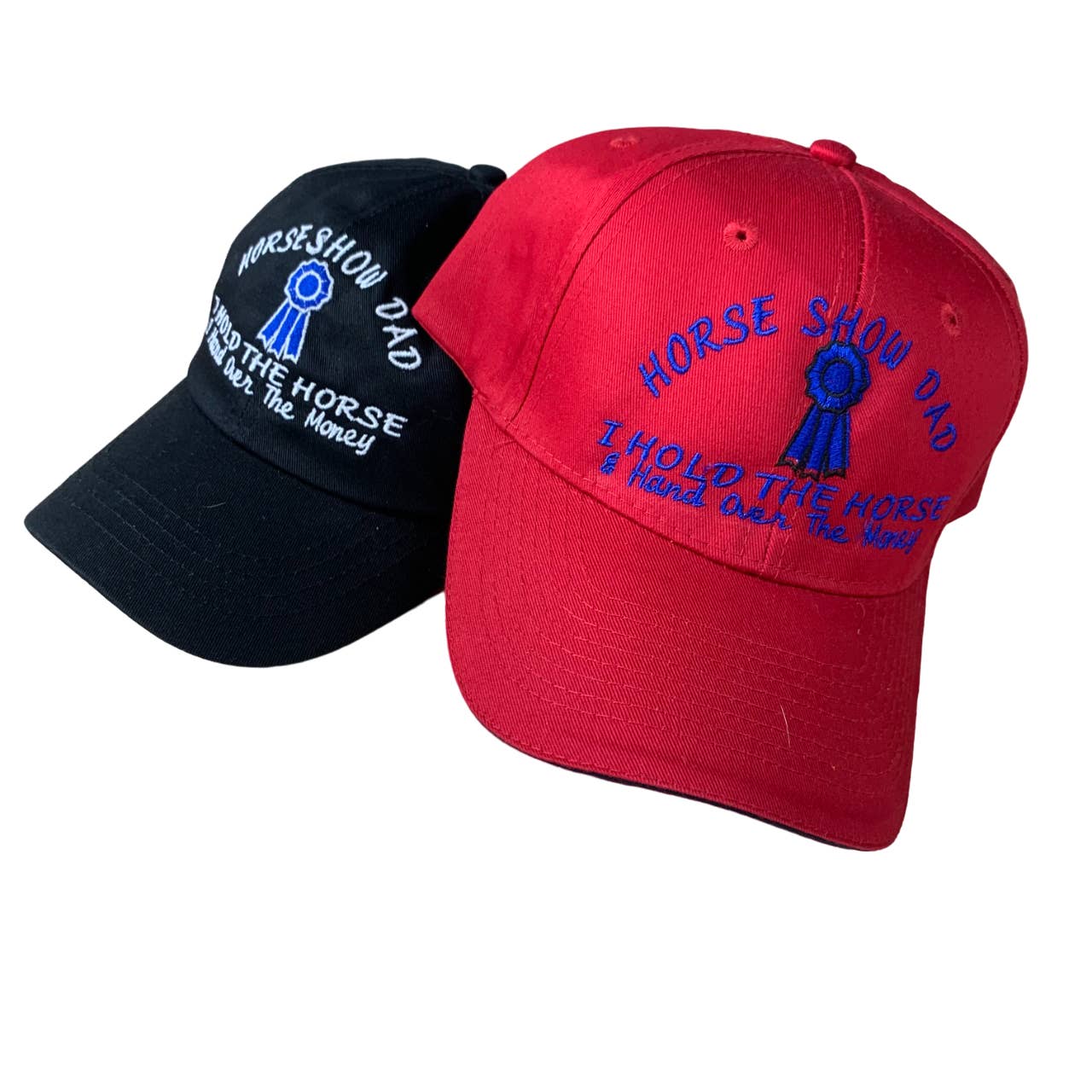 'Horse Show Dad' Embroidered Equestrian Baseball Cap - One Size