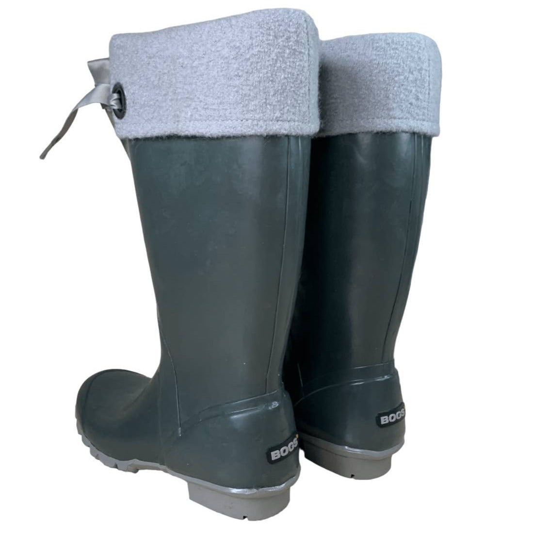 Bogs 'Alex' Rain Boots in Grey - Woman's 8