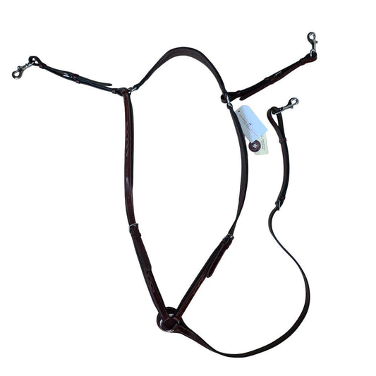 3-Point Hunter Breastplate in Australian Nut- Extra Full