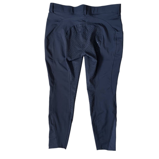 HKM 'Lea' Full Grip Breech in Dark Grey - Woman's 36