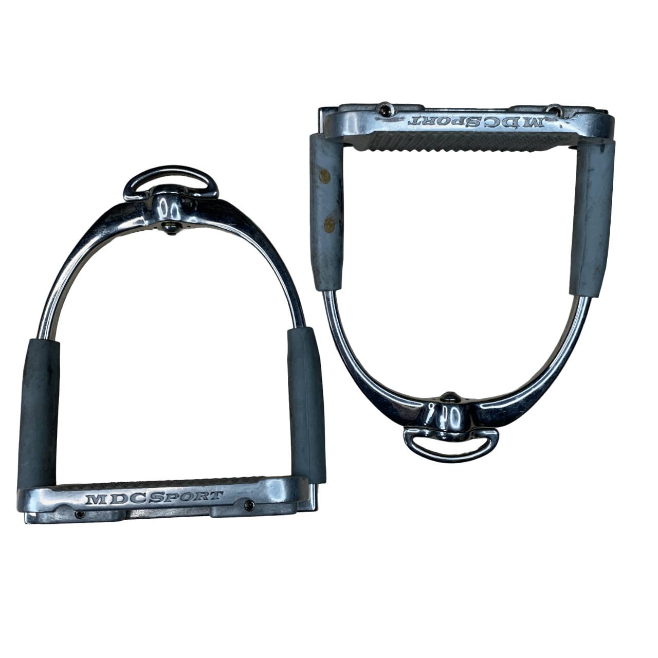MDC Super Sport Stirrup Irons in Stainless Steel - 4.75"