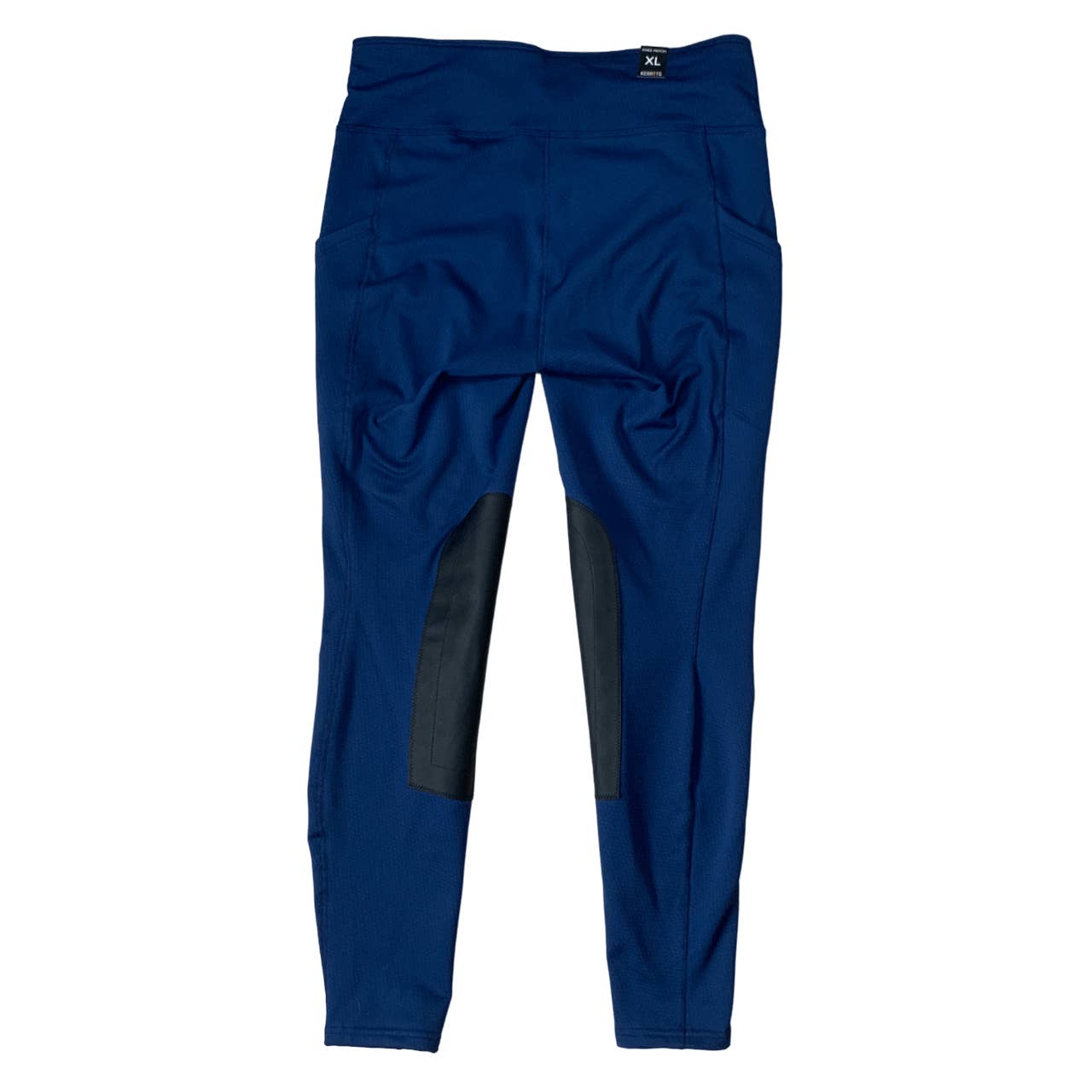 Kerrits 'Fleece Lite II' Knee Patch Tights in Blue - Woman's X-Large