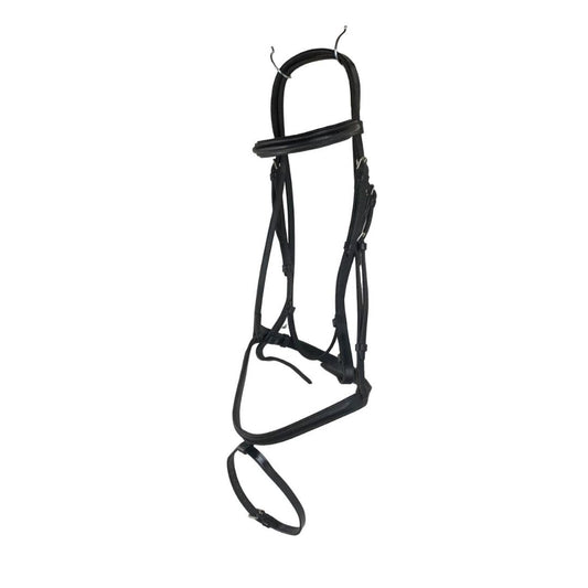 Harmohn Kraft HK Event Bridle w/ Flash in Brown - Horse