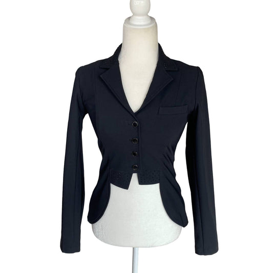 Ovation 'Elegance' Short Tail Dressage Show Coat in Black - Woman's 4