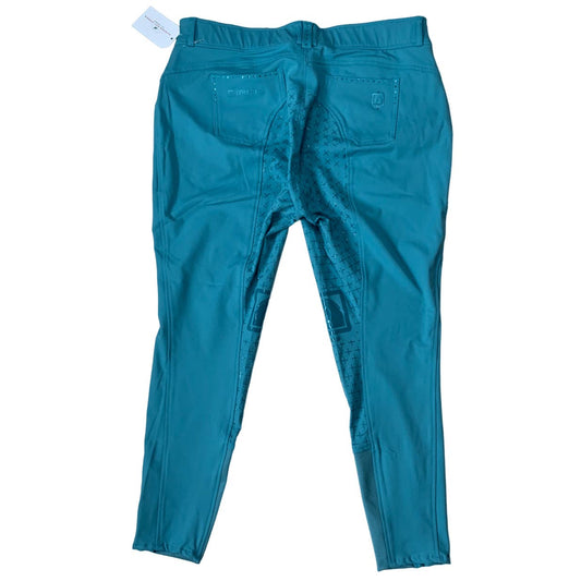 ROMFH 'Sarafina Bling' Full Seat Grip Breech in Dark Sea Foam - Woman's 36R