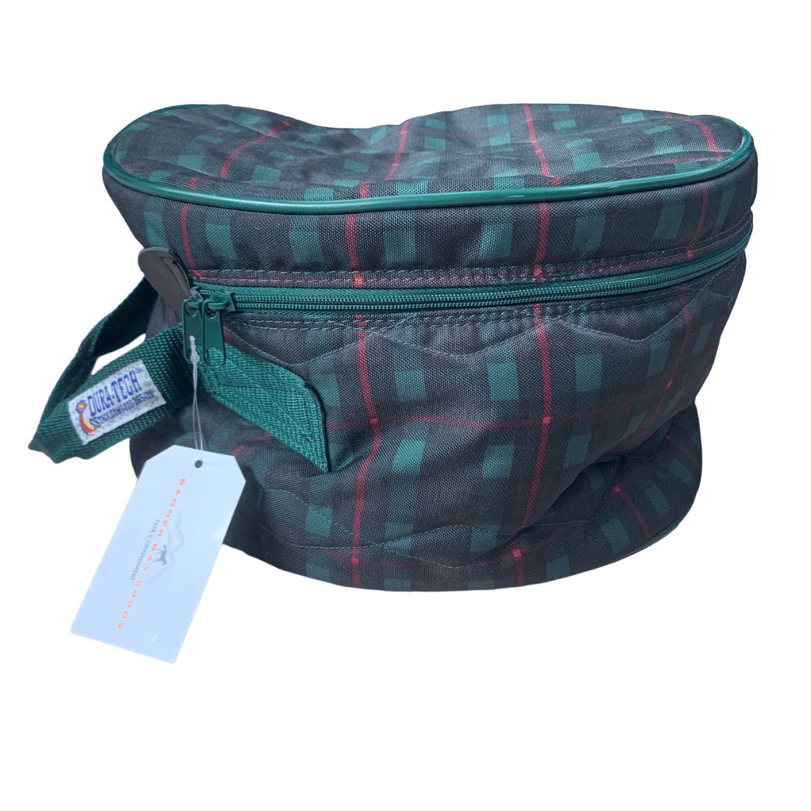 Dura-Tech Quilted Helmet Bag in Green Plaid