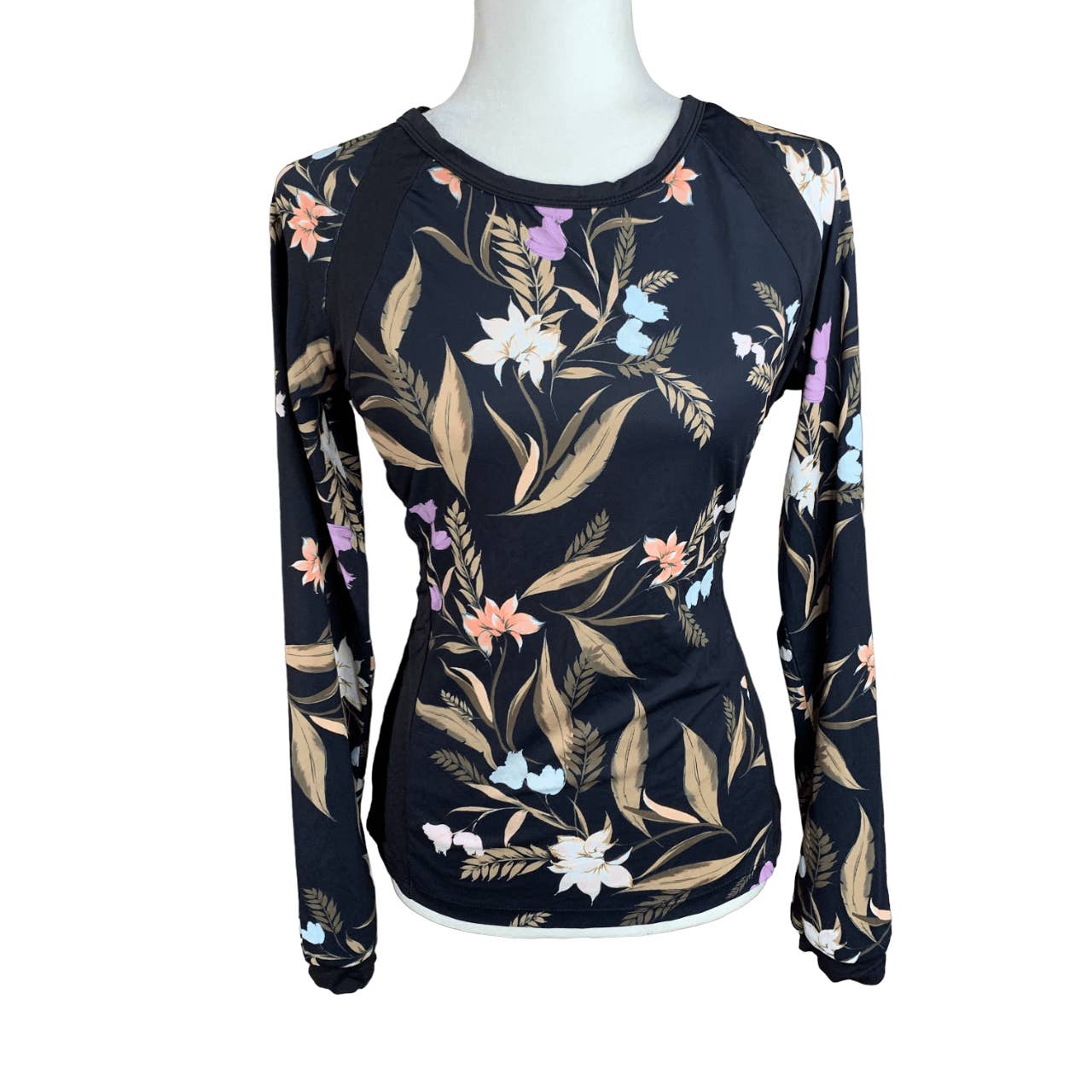 Kastel Denmark 'Asphalt Artichoke' SunShirt in Black - Medium