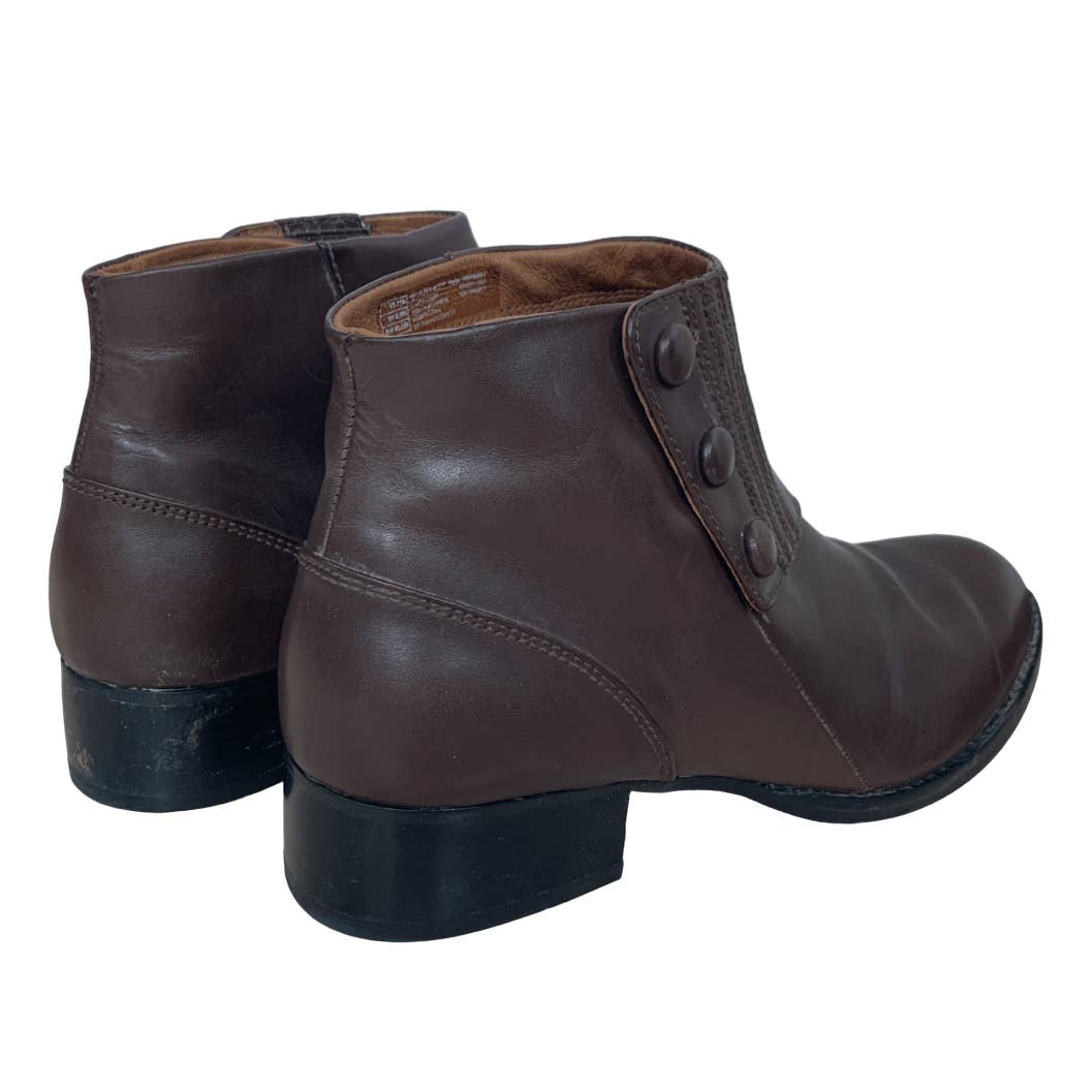 Ariat 'Spat' Ankle Boots in Brown - Woman's 11