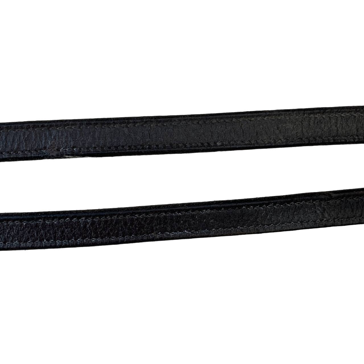 Flat Rubber Lined Reins in Brown - 55"