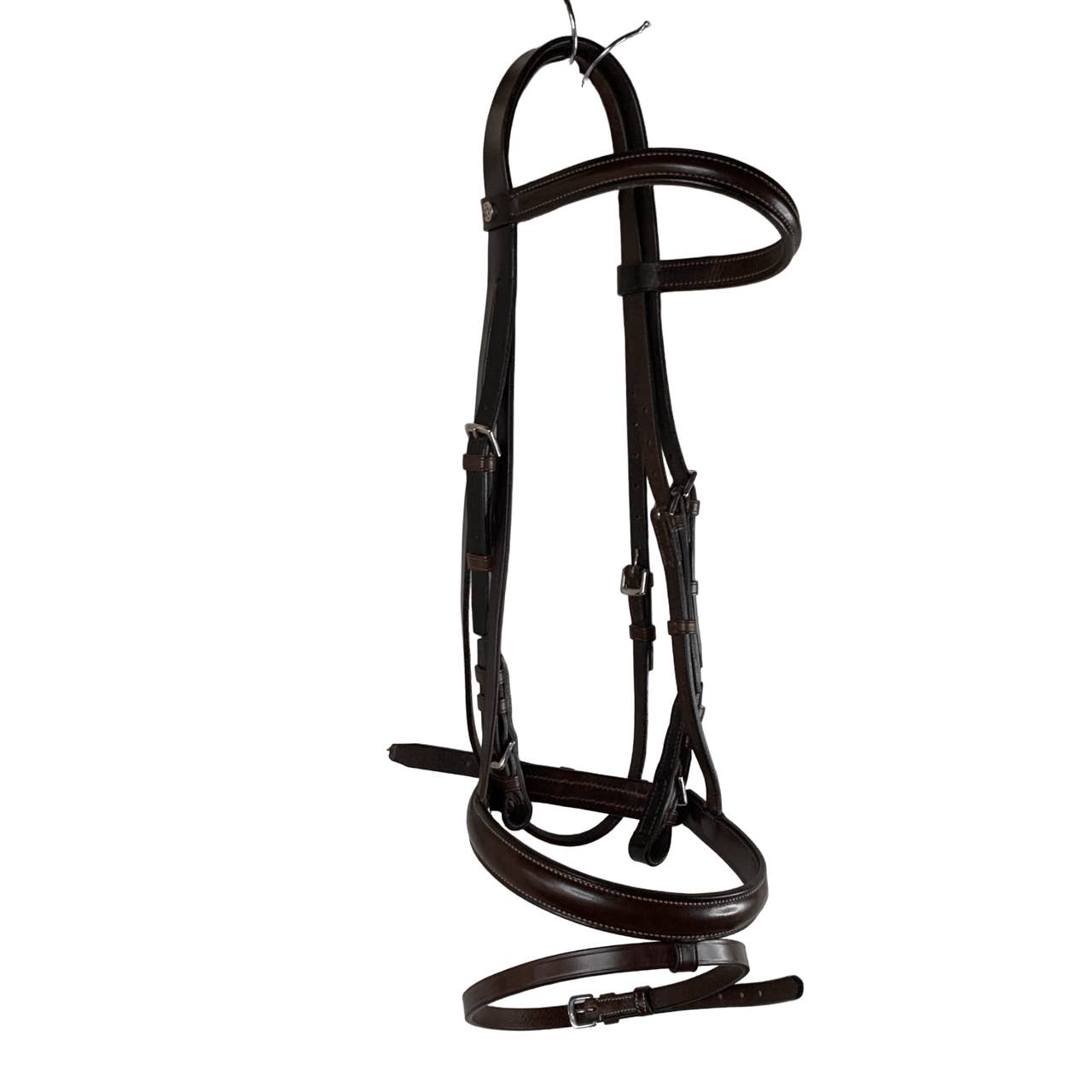 Courbette Leather Padded Bridle in Brown - Full