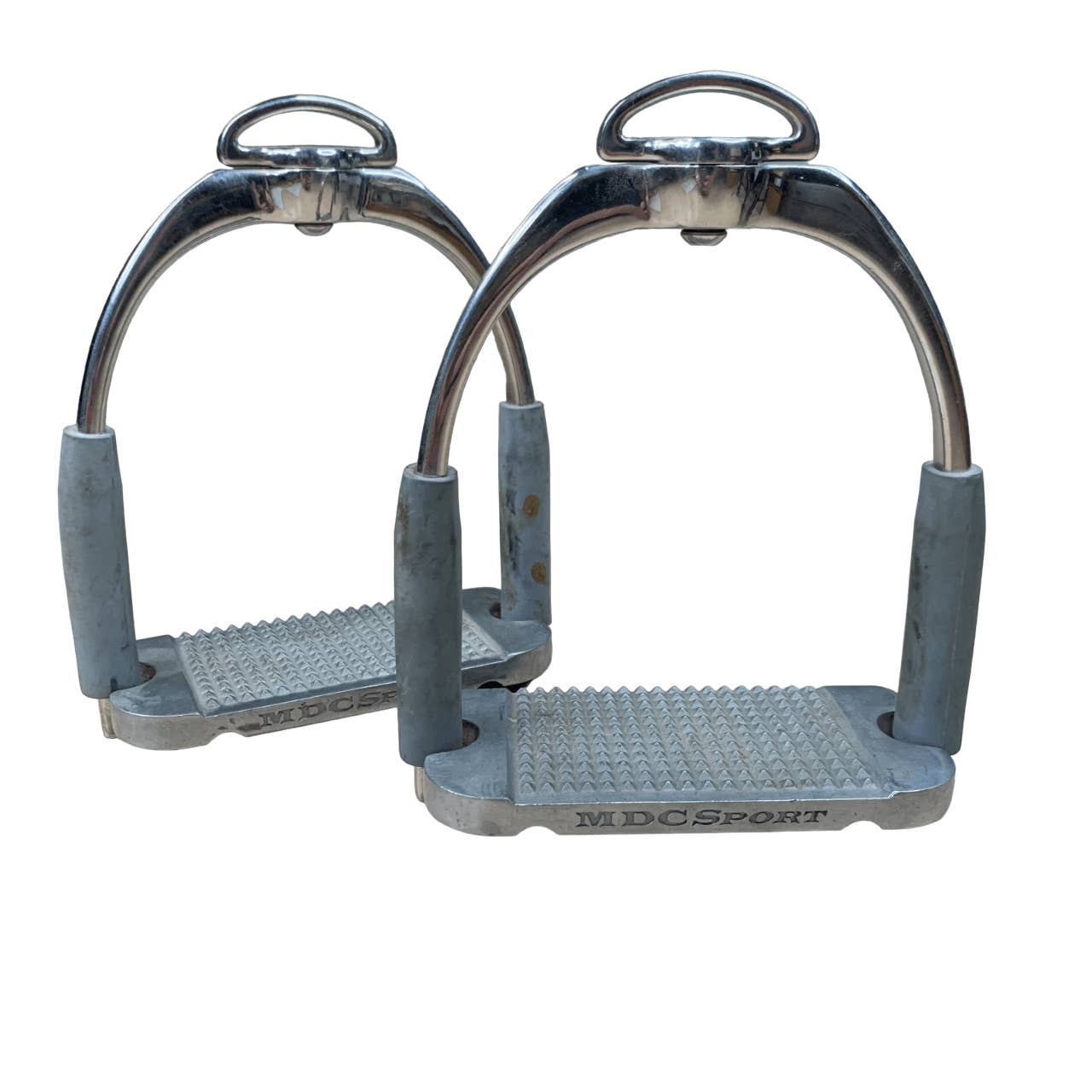 MDC Super Sport Stirrup Irons in Stainless Steel - 4.75"