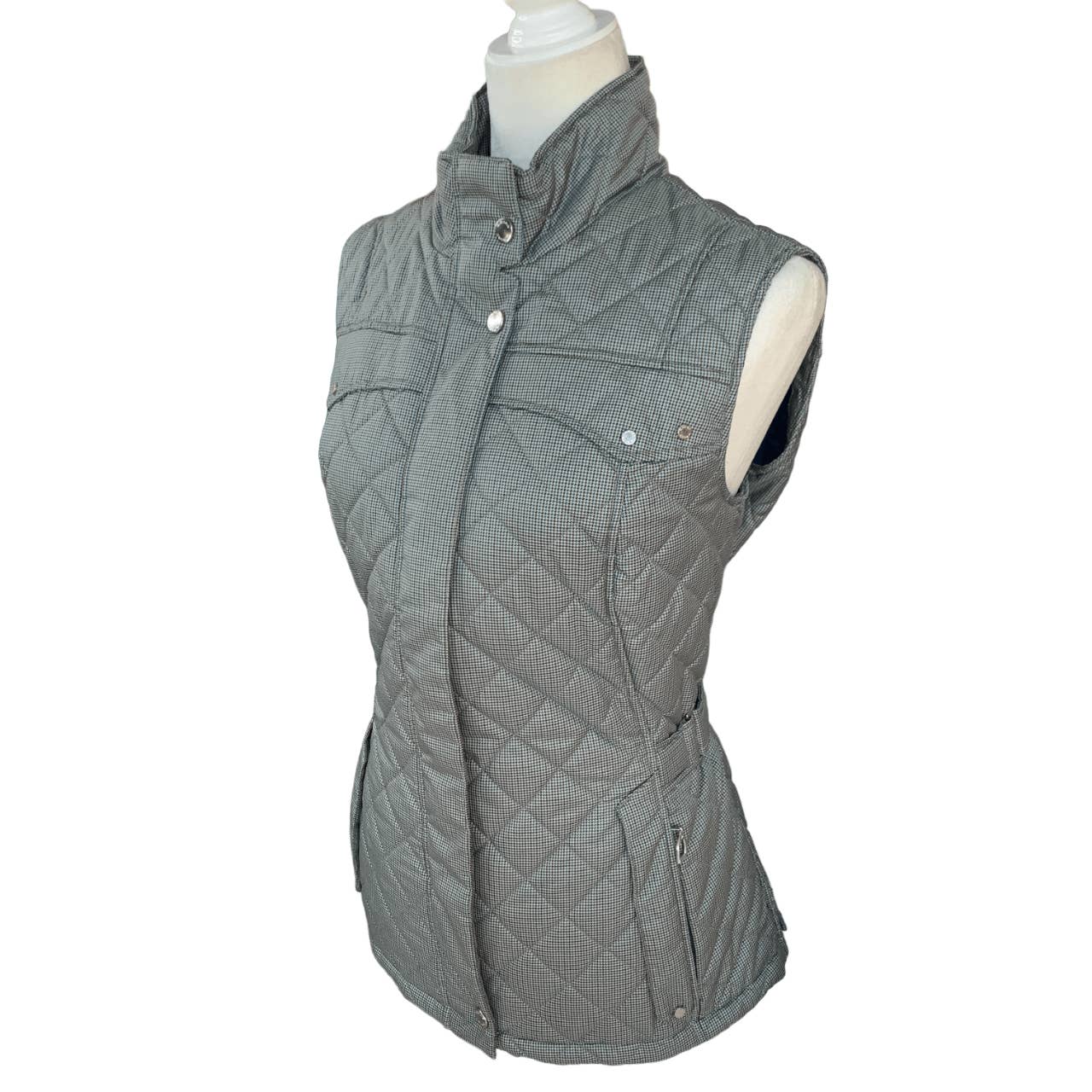 Ariat Quilted Riding Vest in Grey - Woman's X-Large