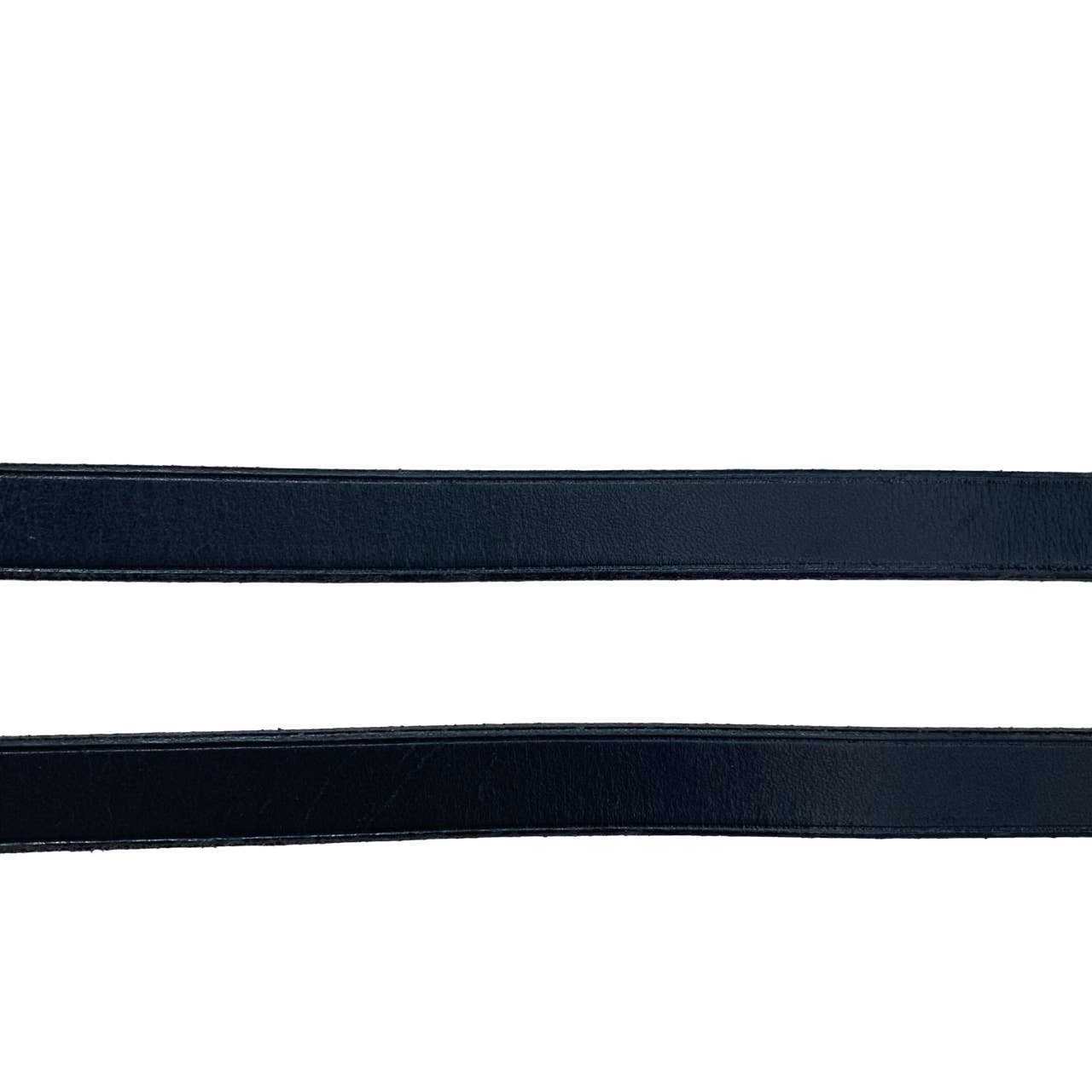 Flat English Reins  in Black - 51"
