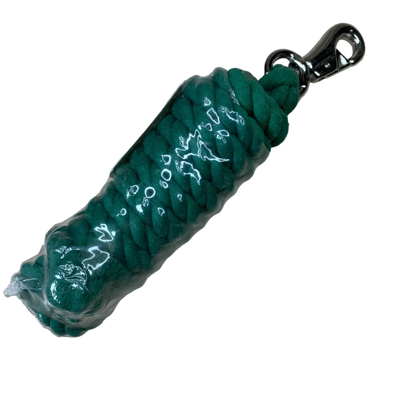 Cotton Lead Rope in Green - 10'