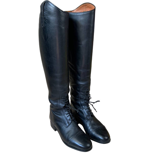 Ariat Crowne Field Boots in Black - 8 Full / Tall