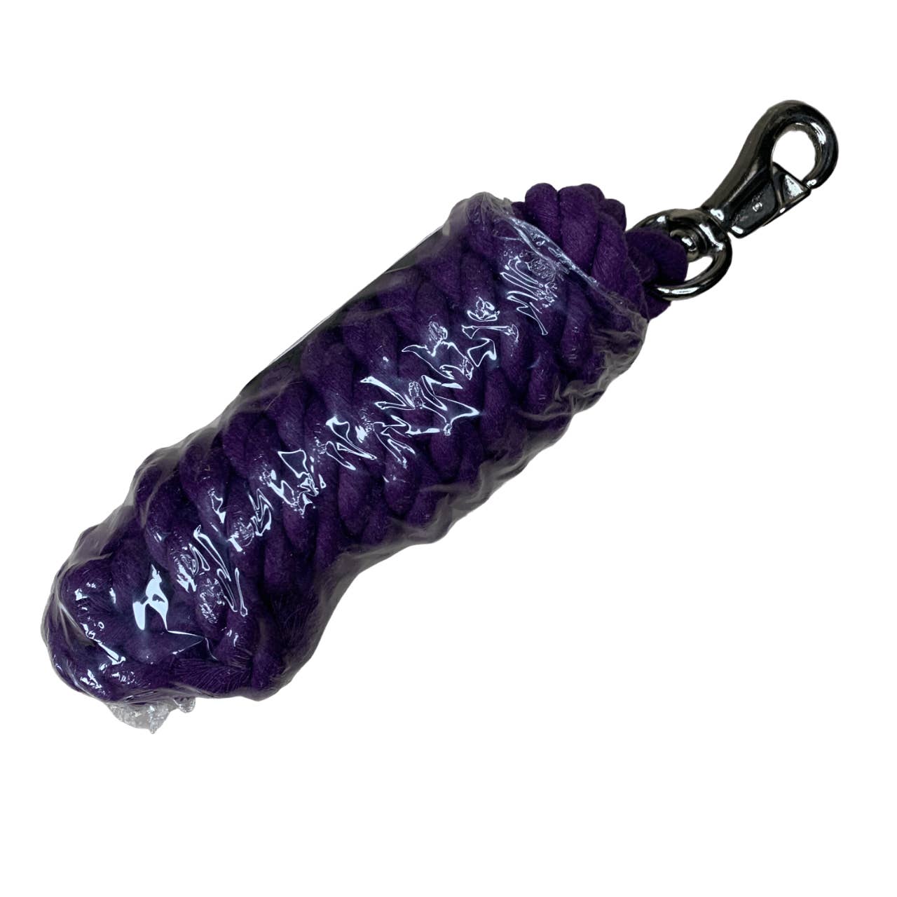 Cotton Lead Rope in Purple - 10'