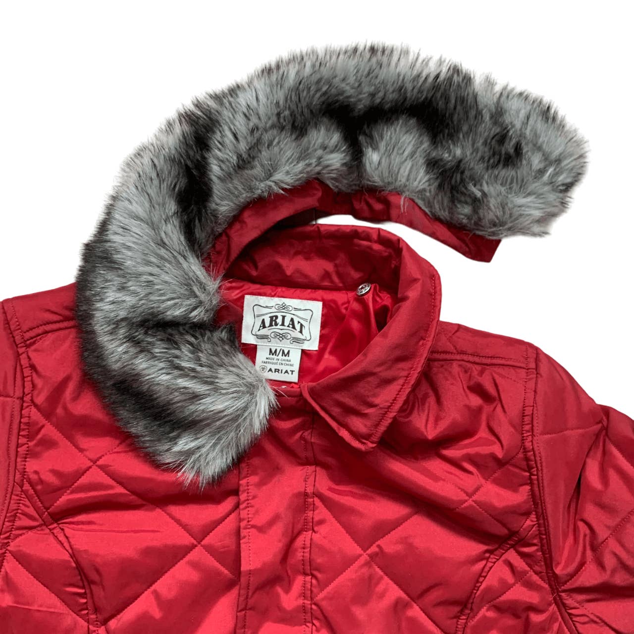 Ariat Quilted Puffer Jacket in Red - Woman's Medium
