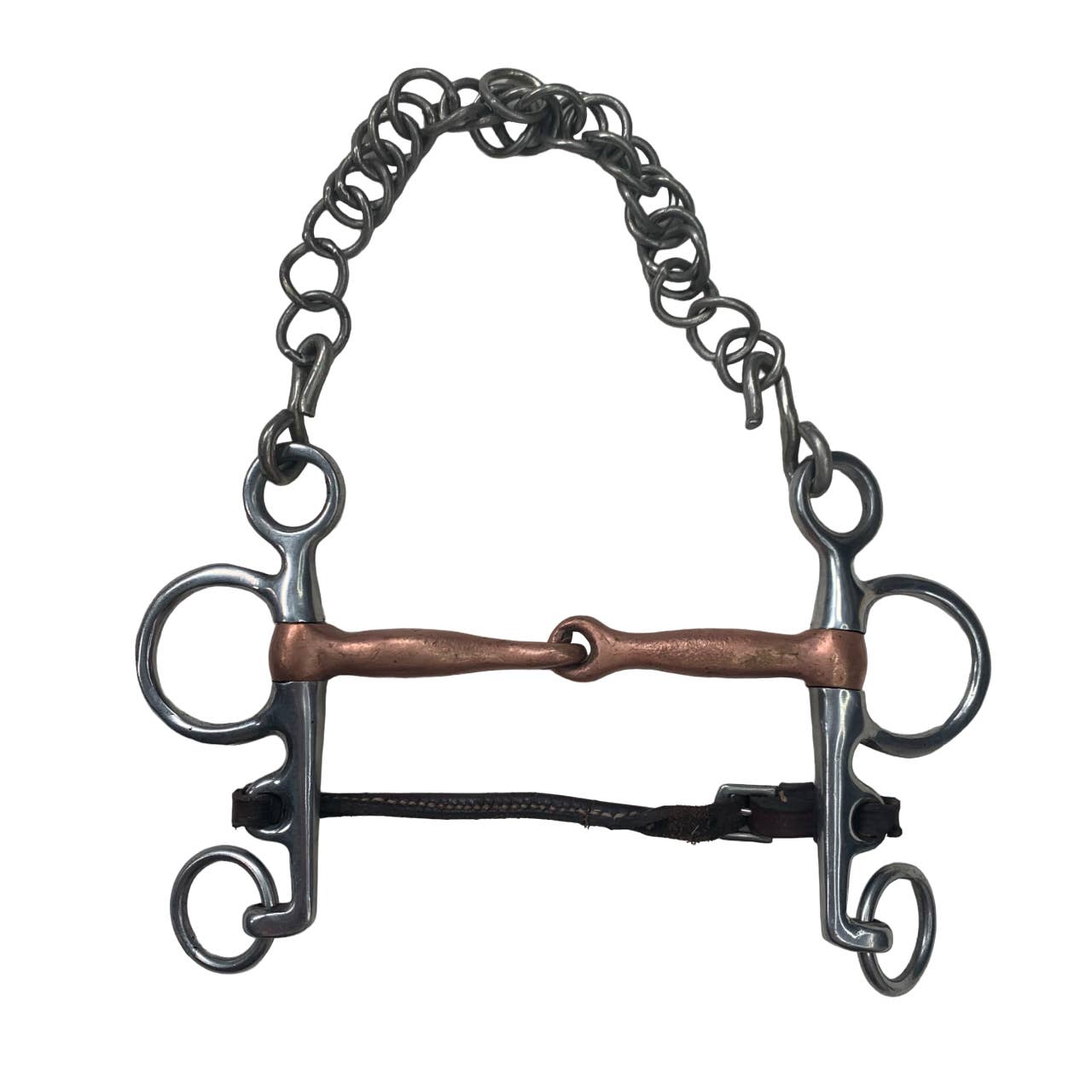 Jointed Pelham Snaffle in Copper - 5 1/4"