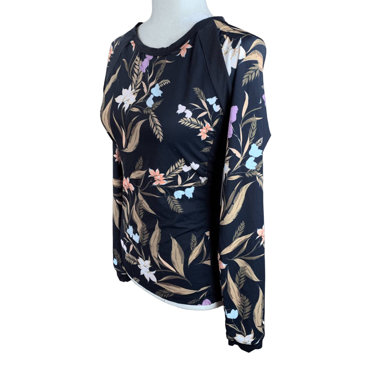 Kastel Denmark 'Asphalt Artichoke' SunShirt in Black - Medium