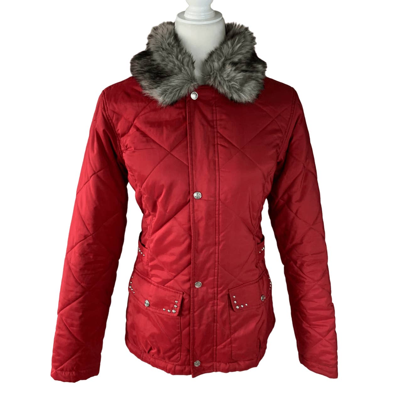 Ariat Quilted Puffer Jacket in Red - Woman's Medium