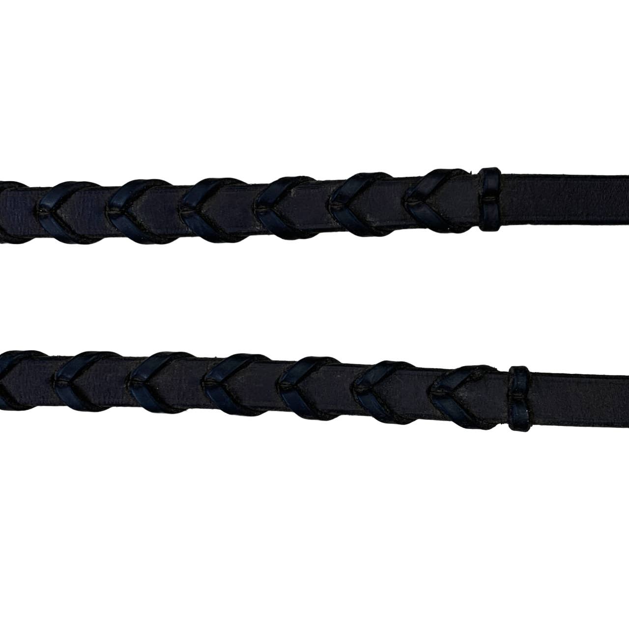 Edgewood 5/8" Laced Reins in Brown - 55"