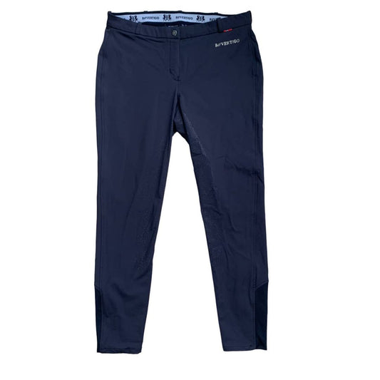 B Vertigo 'Tiffany' Full Seat Breeches in Navy Blue - Woman's X-Large