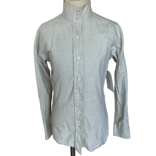 Essex 'Signature Collection' Show Shirt in Green Plaid - Youth 10